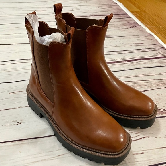 Dream Pairs Shoes - Dream Pairs Brown Chelsea Ankle Boots